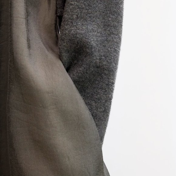 Annette Gortz AW/21 Ship Olive Sheath Grey Tie Dress - Picture 8 of 12